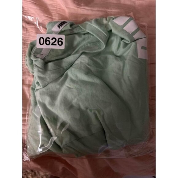 Puma Mint Green Graphic T-shirt Size Large #0626 - Picture 6 of 6